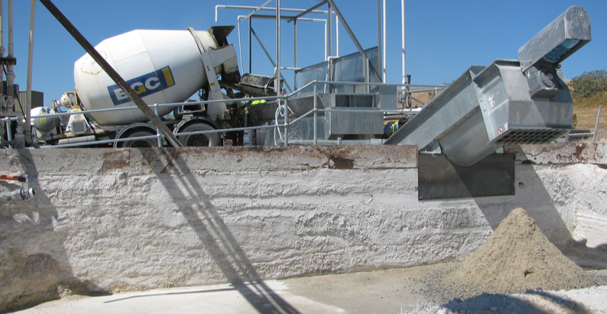 Оборудование рециклинга остатков бетона WAM (Италия)